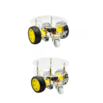 Intelligenter Auto-Chassis-Roboter: Hindernisvermeidungsfahrzeug mit Code-Festplatte und starkem Magnetmotor RT-4