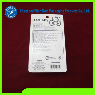 customized Slide blister Packaging with cards packed for toys