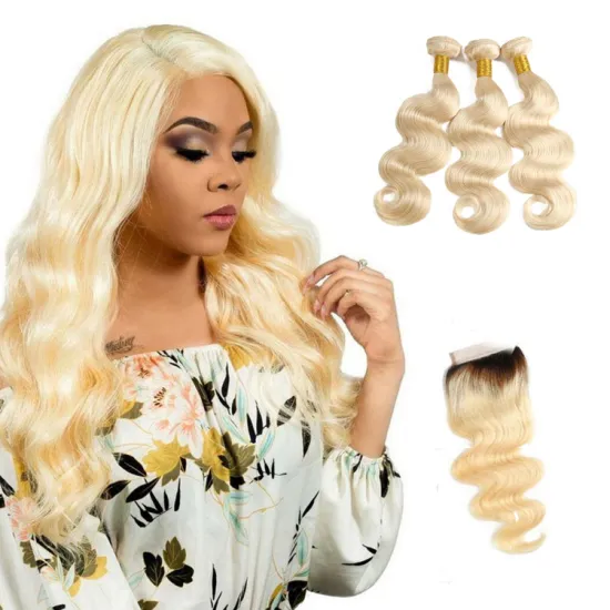 Factory Wholesale 613 Blonde Hair Bundles In Hair Extension,Factory Price Top Quality Human Hair Weave Bundles