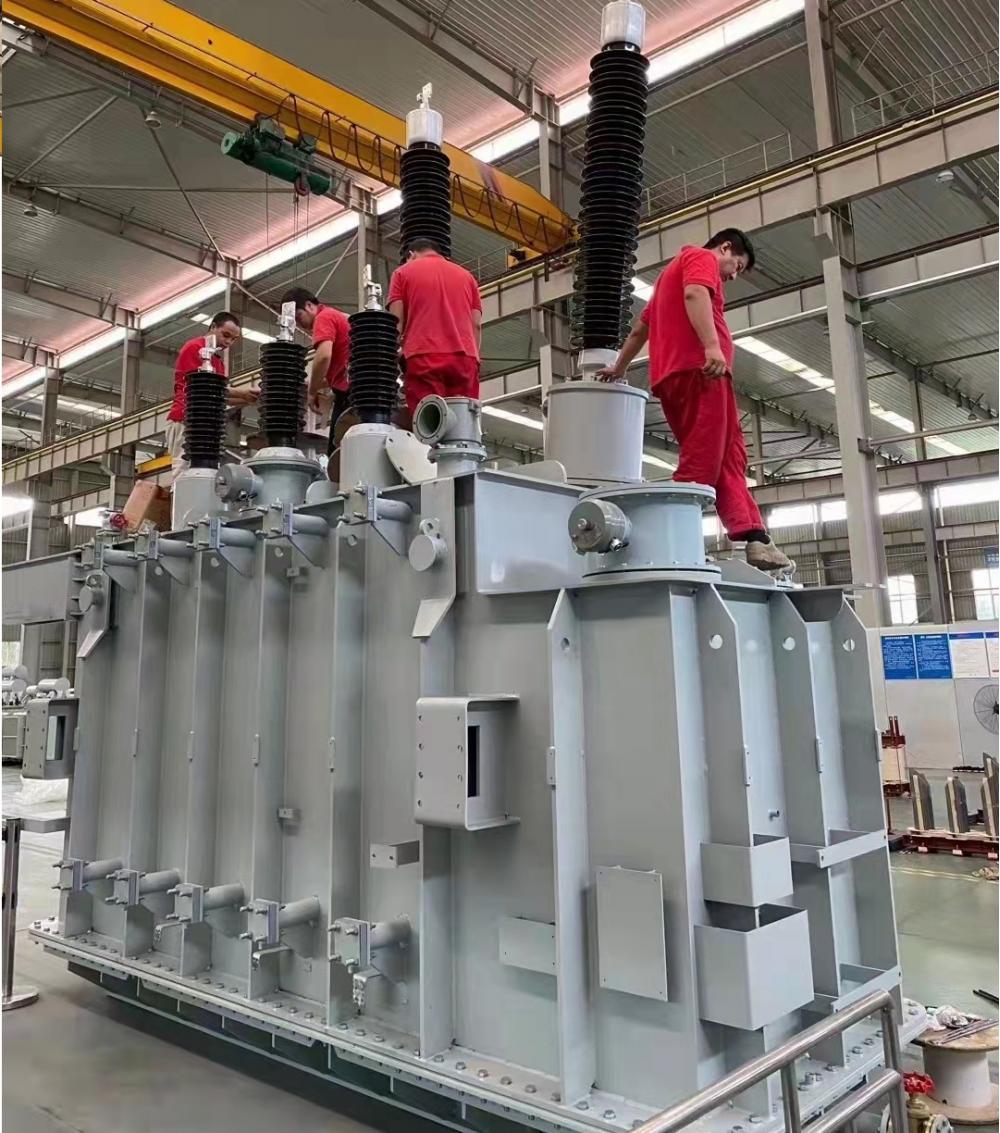 Large capacity copper core 66KV main transformer