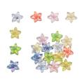 Wholesale Glitter Pastel Loose Colorful Spinkle Resin Flower Beautiful Charms Miniature Stickers Flat Back Crafts for Decoration