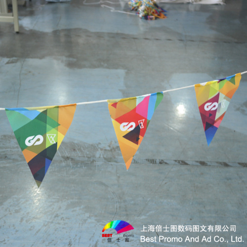 Paper Bunting Flag with Custom Design