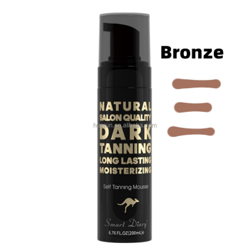 Sun-Free Sunbathing: Moisturizing Milk Mousse with Bronze Wheat Tanning Formula
