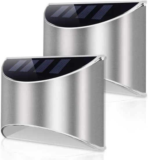 4 Led Waterproof Solar Wall Light