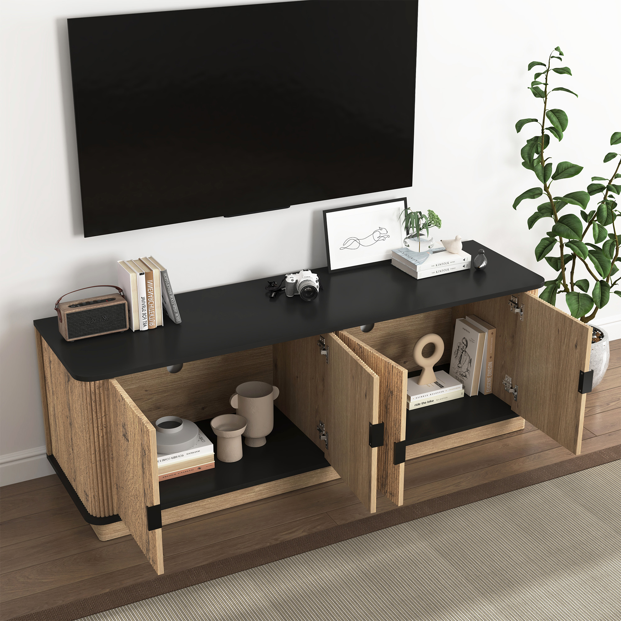 Living room TV storage unit