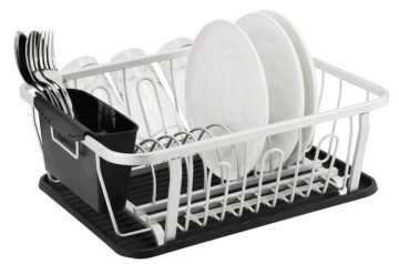 One Tier Aluminum Dish Rack