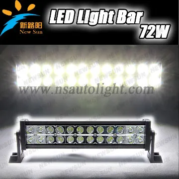 72W Led off road driving light SUV Jeep Truck ATV Cree led Light Bar