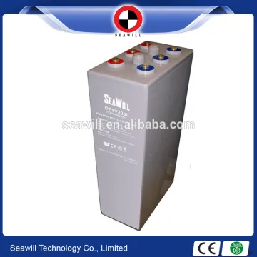 OPZV stationary battery OPZV 2v 2000Ah maintenance free gel battery