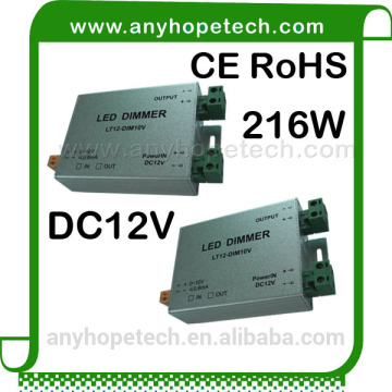 Hot sale product 12VDC 18A 1 channel dmx dimmer
