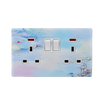 Ổ cắm toàn cầu Glass Glass cho Chinoiserie Fashion Sản phẩm mới