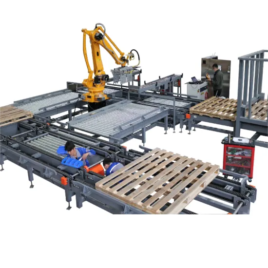 Automatic 4-6 Axis Bag Carton Box Palletizing Robot Arm and Machine