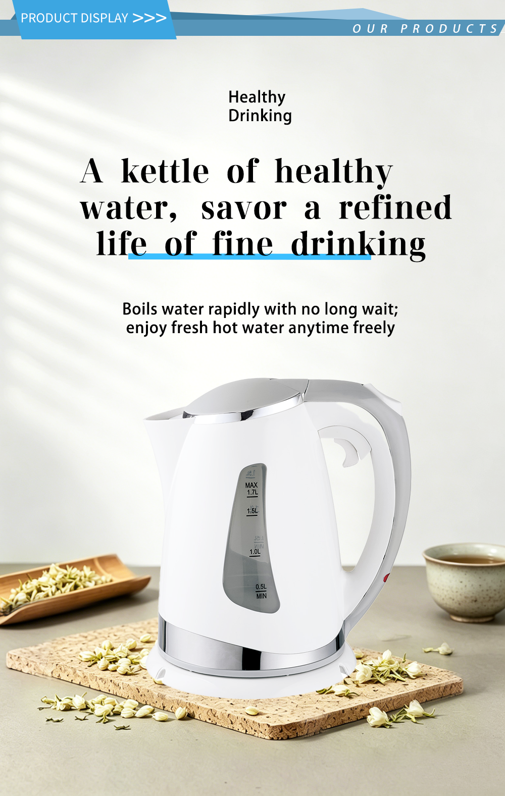 304 stainless steel kettle FK-0503 1
