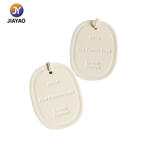 Étiquettes volantes imprimées personnalisées pour les produits de vente au détail