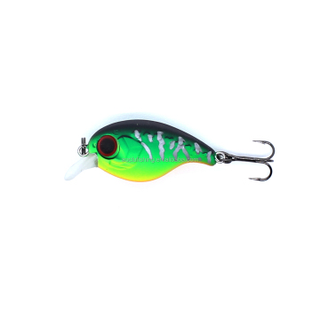 AOCLU 30mm 1.8g Floating Minnow Wobbler with VMC Hook for Bass and Trout Fishing