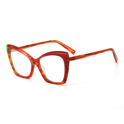 Lamination Acetate Frame For Man Cat Eye Lamination Acetate Eyewear Manufactory