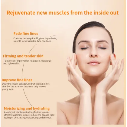 Vitamin C Serum with Hyaluronic Acid - Anti-Aging Facial Essence for Skincare