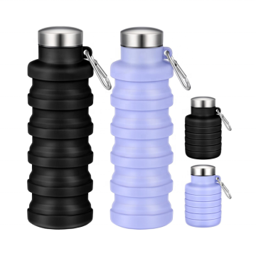 Portable and Durable Polar Everest 500ml Collapsible Water Bottle: Ideal for Camping and Outdoor Adventures