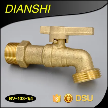 Brass Material wall mounted 1/2 Bibcock Taps