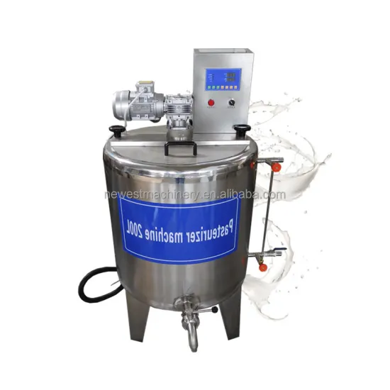 Vertical Model Stainless Steel Milk Sterilizer Pasteurization Equipment