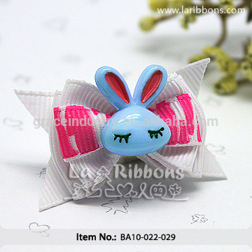 Cartoon rabbit pet hair clips for baby girls hair accessories