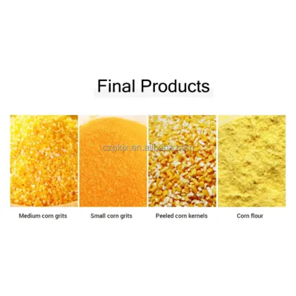 Auto Maize Flour Mill Plant: Corn Grits Peeling and Grinding Machine