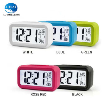 Hot Sale Large LCD Display Smart Clock with Temperature and Alarm
