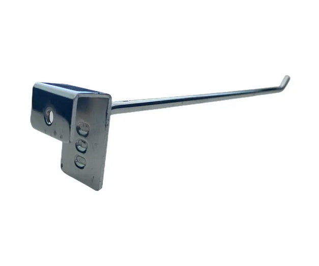 Shop Display Single Line Metal Chrome Hook