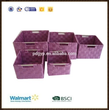 Manufacturer PP yarn stoage basket,variours size,Wal-mart procuct,decorative basket