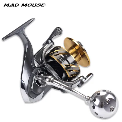 MADMOUSE SALTIGA BJ 4000/6000/10000 Spinning Jigging Reel with 35kg Drag Power