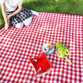 Thickened Picnic Mat Yarn-dyed plaid thickened waterproof picnic mat Manufactory