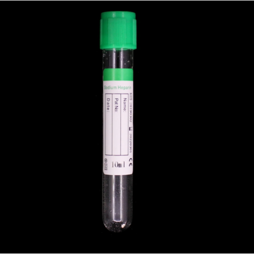 16x100 мм зеленая медицинская трубка для сбора крови