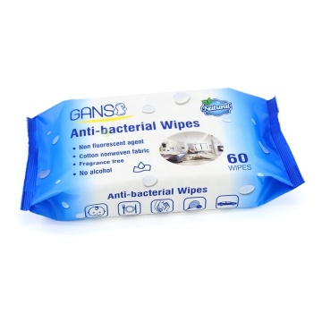 Private Label Antibacterial Flushable Organic Baby wet wipes