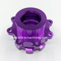 Iinxalenye ze-CNC zodidi lwe-Aluminium ye-Aluminum ye-Aluminum ye-telescope ene-purple engabinayo