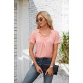 Casual Short Sleeves blouse high quality t shirt