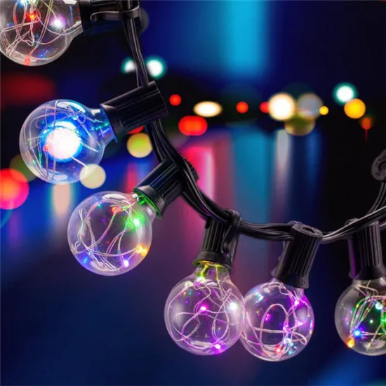 Patio Outdoor String Light With 25 Clear Bulbs Outdoor