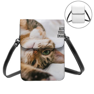 Custom Free Printing Sublimation Wallets: Women's Coin Purses and Crossbody Phone Wallets with Cover