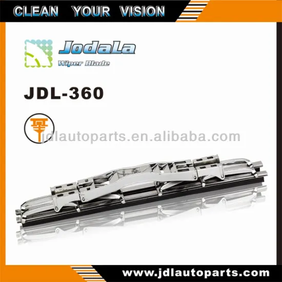 Silver double blade wiper for cars