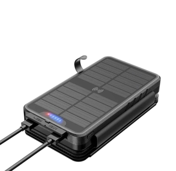 Solar Wireless Charger with 38800 mAh Solar Power and Bright Torch