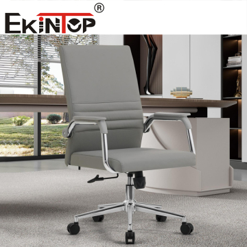 Ekintop Cheap Price Comfortable Leather Reclining Office Chair