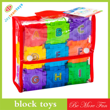 DIY puzzle block letters shape building blocks