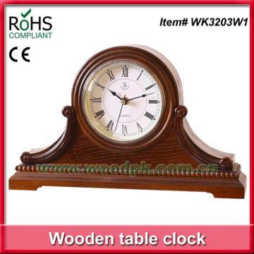 Big display clock quartz wooden clock desktop clock vintage clock