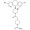 Namn: 1-piperidinkarboxamid, 4- [2- [4 - [(llR) -3,10-dibromo-8-klor-6,11-dihydro-5H-benso [5,6] cyklohepta [l, 2-b ] pyridin-11-yl] -1-piperidinyl] -2-oxoetyl] - CAS 193275-84-2