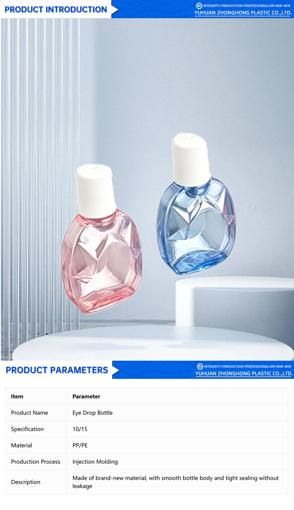 Premium Eye Drop Bottle for Medical Plastic Use X