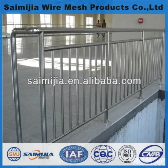 Safe Durable stainless steel pipe railing fence