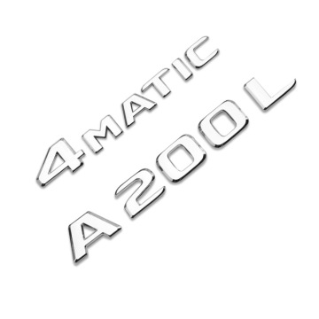 Wholesale 3D Metal Car Badges for E300L, C200L, S400L, GLE400, GLC260 4Matic