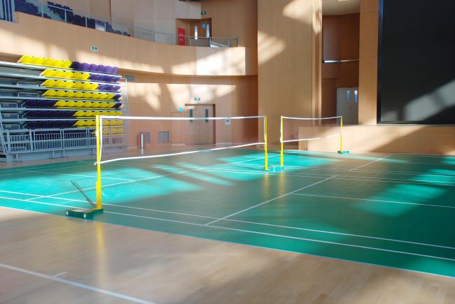 Indoor and outdoor movable badminton post