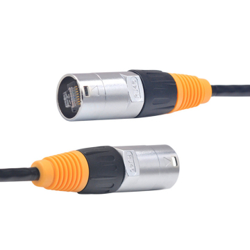 IP65 RJ45 Waterproof Metal Connector Male Plug
