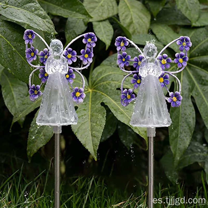 Lámpara de jardín en forma de ángel