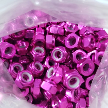 M3 Green aluminum lock nuts for hexacopter