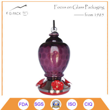 Amazing Shinny Glass Hummingbird Feeder